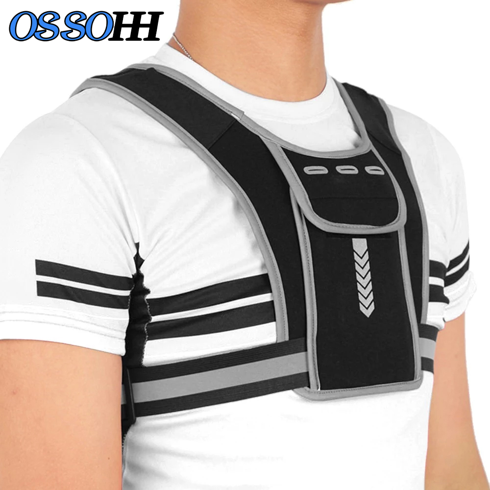 Reflective Cycling Vest - Светоотражающий жилет для бега, 1 шт.,