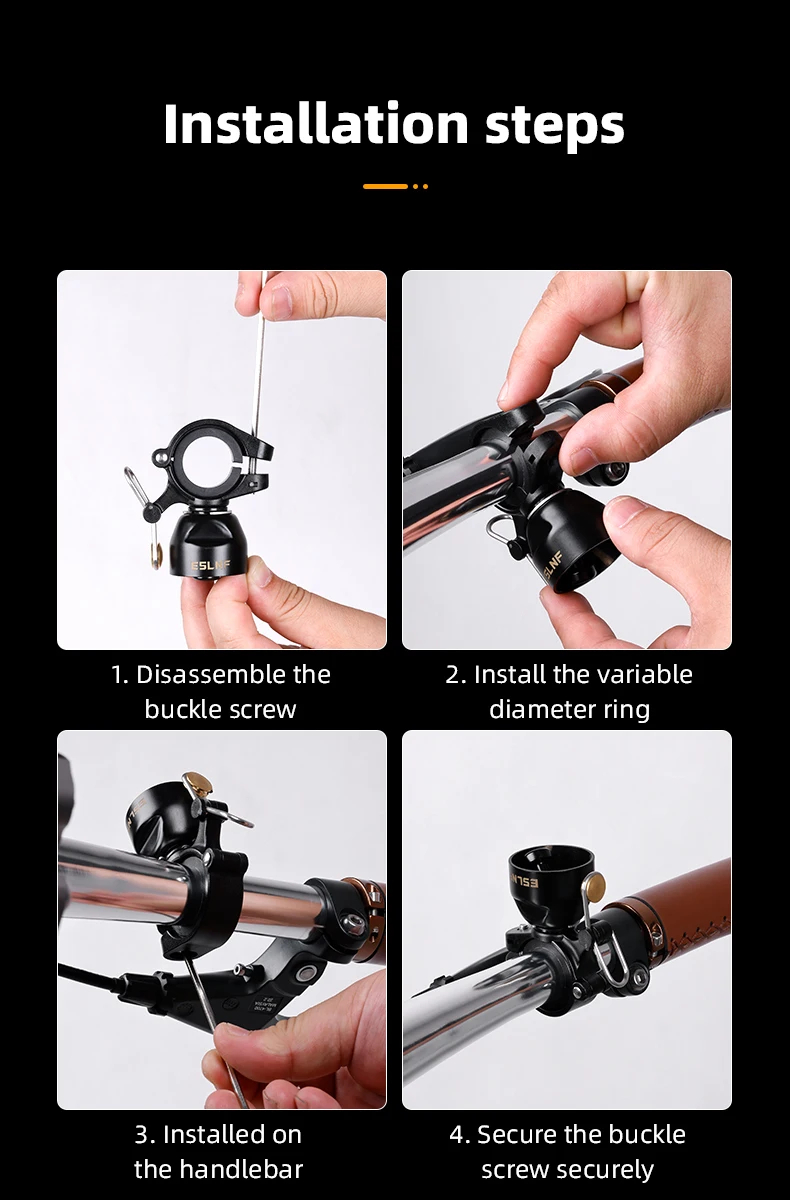 Road Cycling Essential Gear - Ретро велосипедный звонок, предупреждение о безопасности,