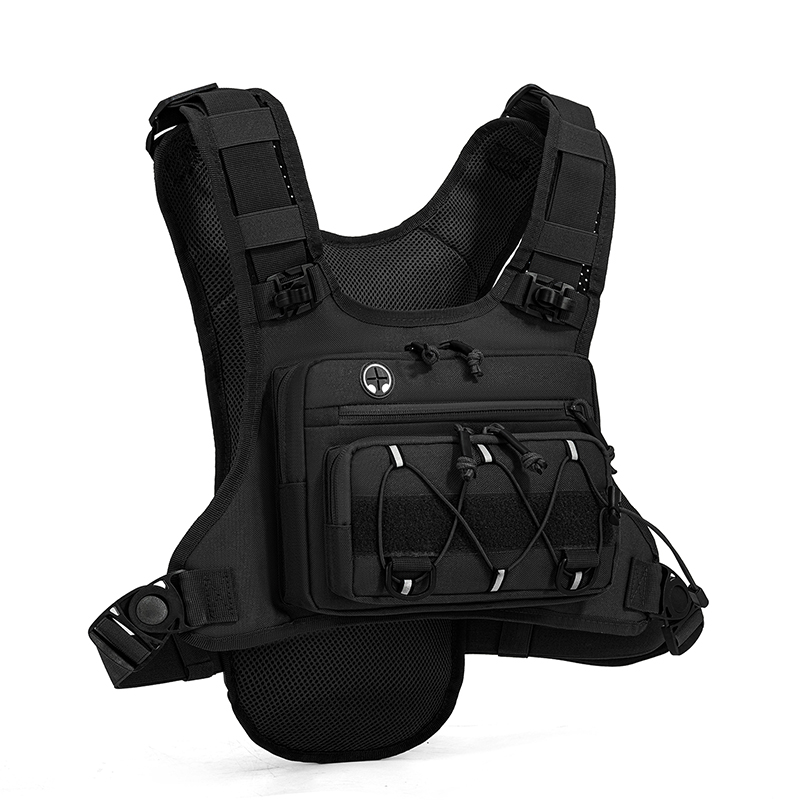 Reflective Cycling Vest - Тактическая сумка-жилет на грудь для кемпинга