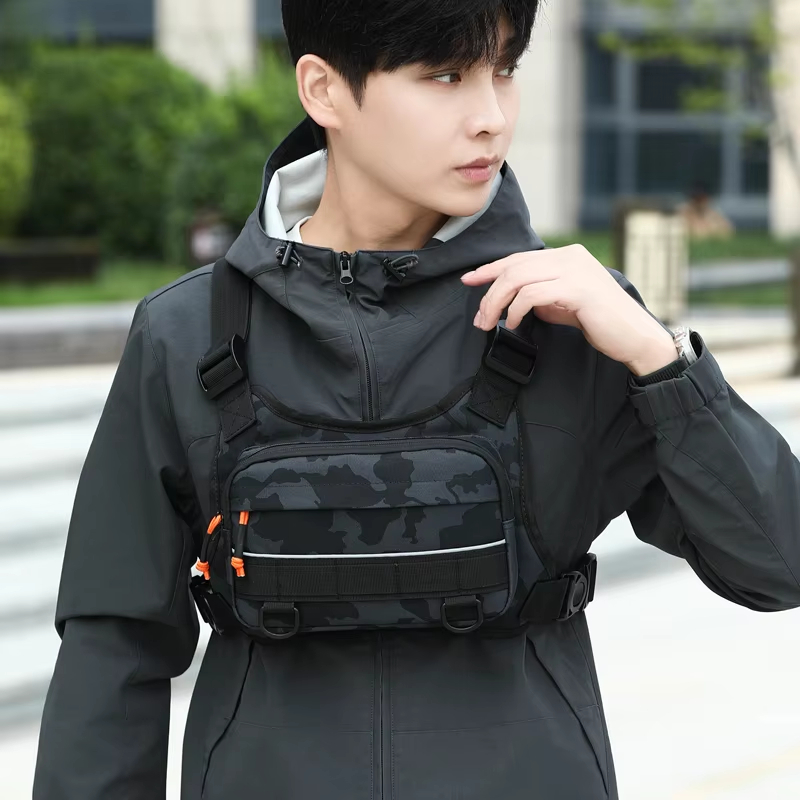 Reflective Cycling Vest - Тактический жилет-рюкзак для велоспорта, кемпинга, альпинизма,