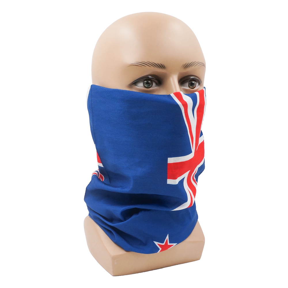 Бесшовная бандана с флагом Нов – обзор и цена Cycling Gear New Zealand