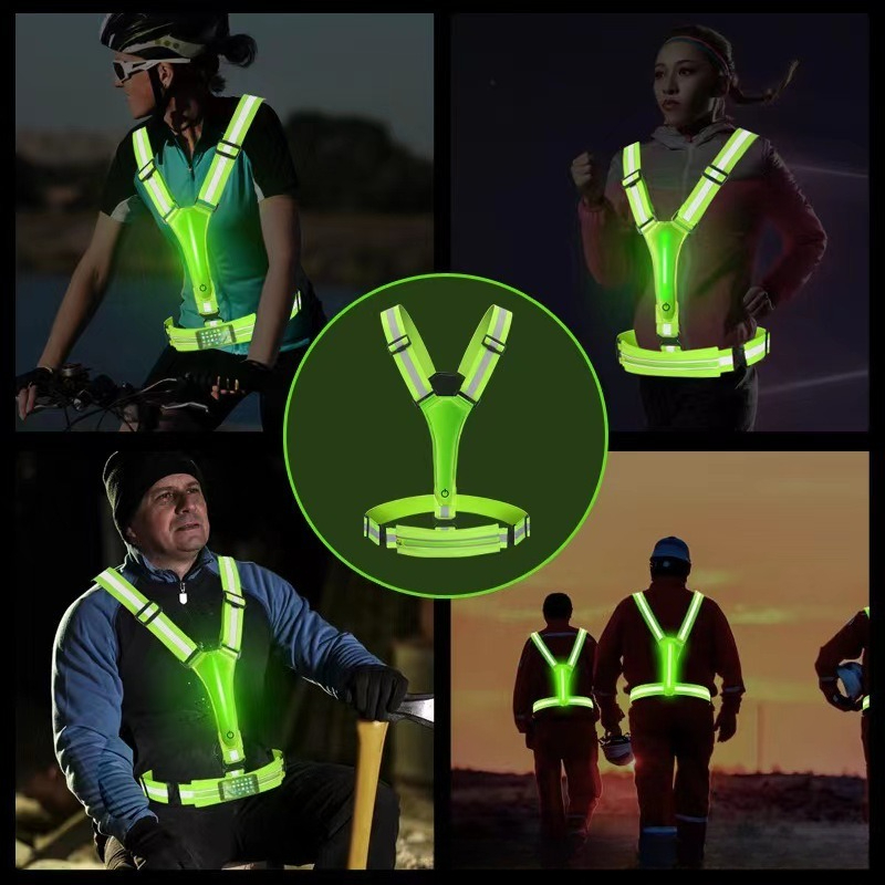 Светоотражающий жилет со свето – обзор и цена Reflective Cycling Vest