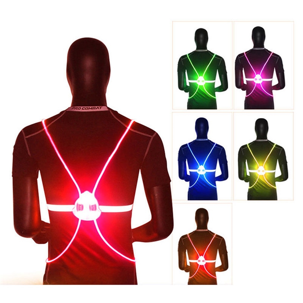 Светоотражающий жилет с LED-по – обзор и цена Reflective Cycling Vest