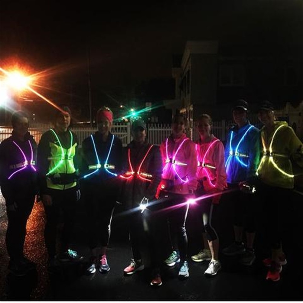 Светоотражающий жилет с LED-по – обзор и цена Reflective Cycling Vest