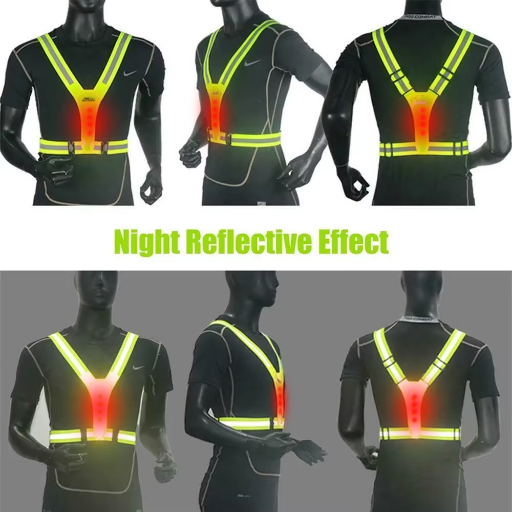 Светодиодный жилет для бега, с – обзор и цена Reflective Cycling Vest