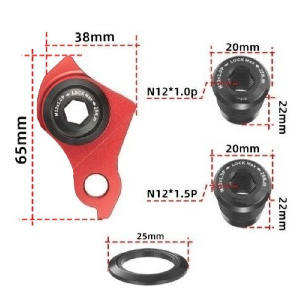 1 шт. Задний кронштейн переклю – обзор и цена Cycling Gear Hanger
